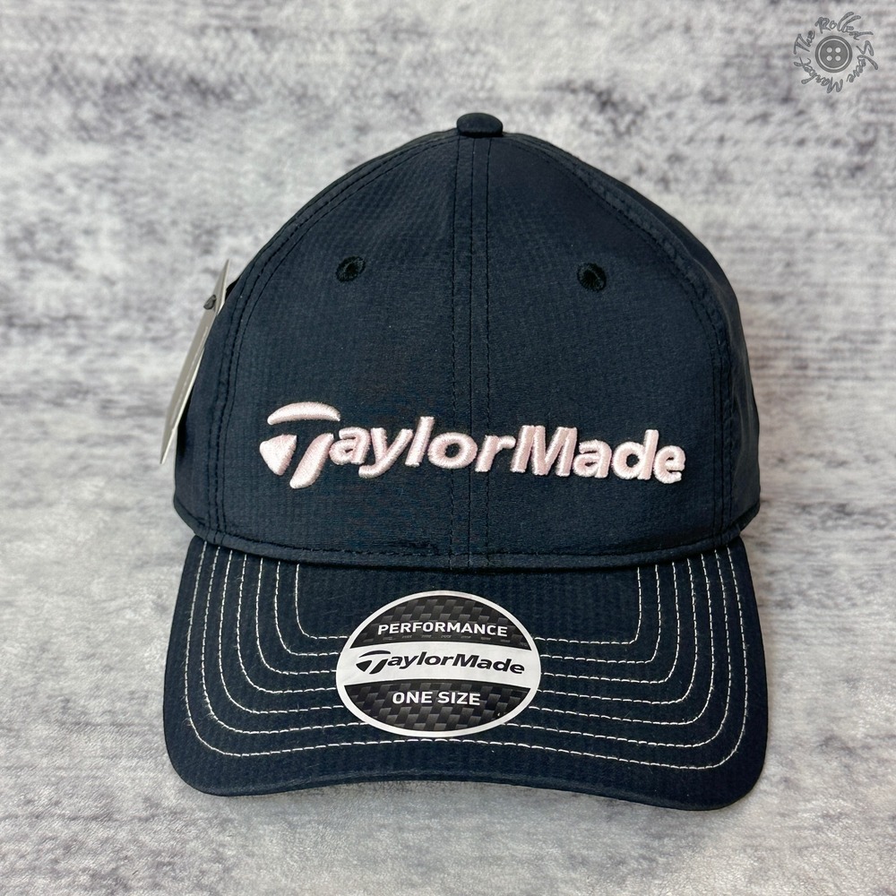 NWT TaylorMade Women's Radar Performance Golf Hat Dark Grey / Pink OSFA N7843701